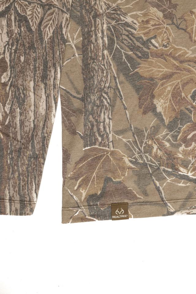 Realtree Men's Long Sleeve Tri-Blend Camo Shirt | Realtree XTRA Grey