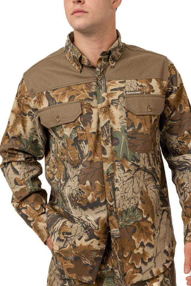 Realtree Men's Milk River Button Down Camo Shirt | Realtree Advantage Classic