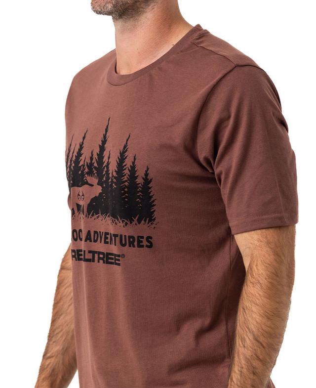 Realtree Men's Outdoor Adventure Brown Short Sleeve Shirt | Realtree