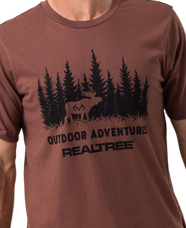 Realtree Men's Outdoor Adventure Brown Short Sleeve Shirt | Realtree