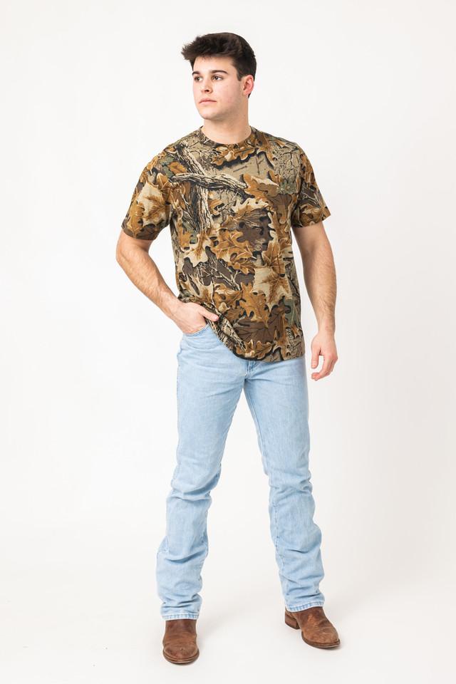 Realtree Men's Short Sleeve Cotton Hunting Shirt | Realtree Advantage Classic