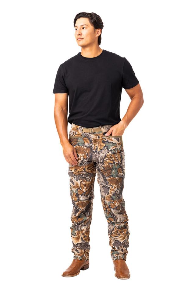 Realtree Men's Stalker 5-Pocket Hunting Pants (Slim Cut) | Realtree Advantage Classic