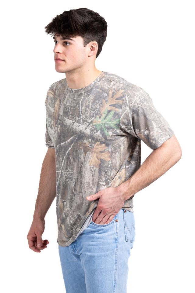 Realtree Men's Tri Blend Short Sleeve Crew Neck Camo Shirt | Realtree EDGE