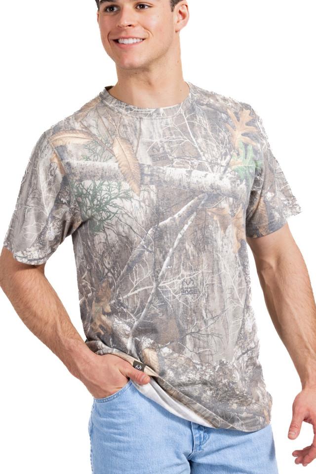 Realtree Men's Tri Blend Short Sleeve Crew Neck Camo Shirt | Realtree EDGE