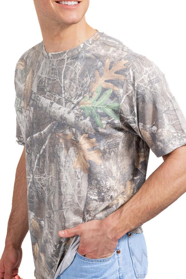 Realtree Men's Tri Blend Short Sleeve Crew Neck Camo Shirt | Realtree EDGE