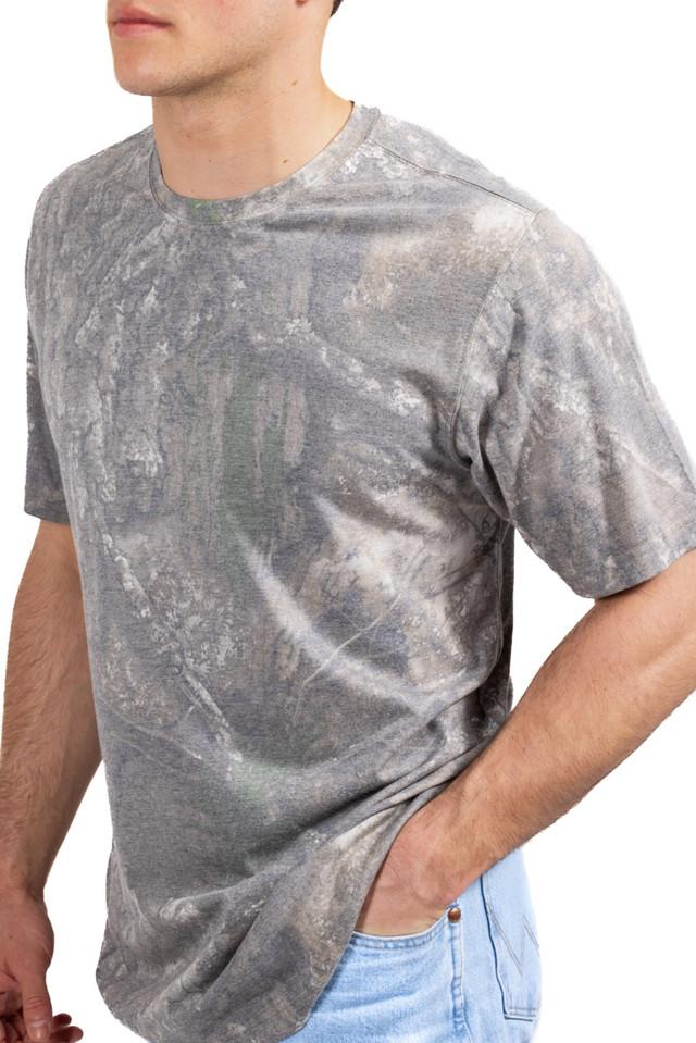 Realtree Men's Tri Blend Short Sleeve Crew Neck Camo Shirt | Realtree APX