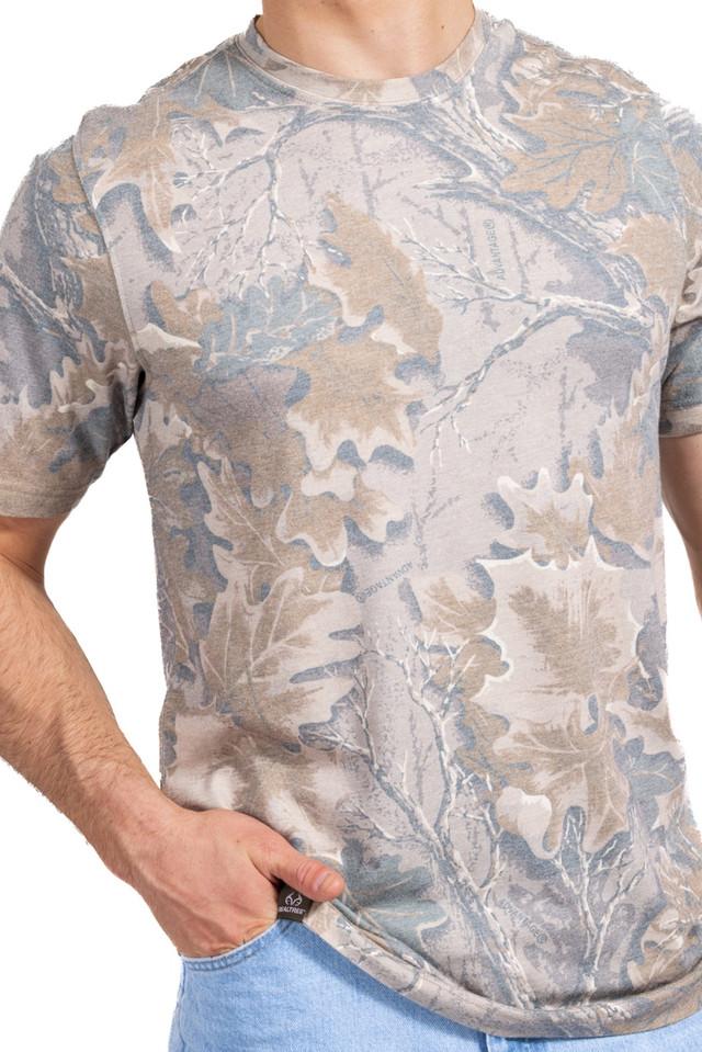 Realtree Men's Tri Blend Short Sleeve Crew Neck Camo Shirt | Realtree Advantage Classic