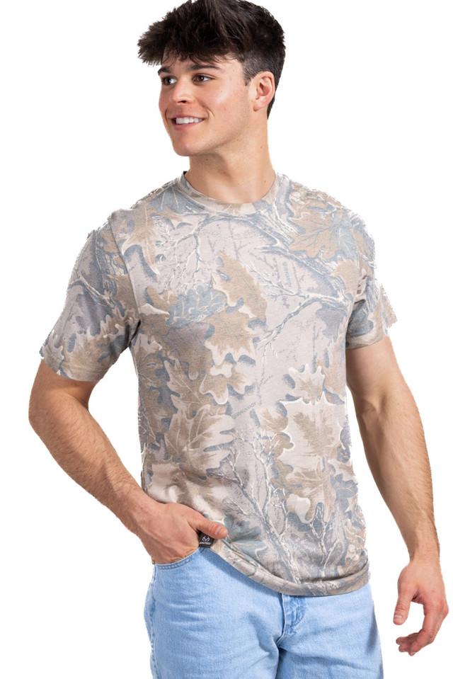 realtree Men's Tri Blend Short Sleeve Crew Neck Camo Shirt | Realtree Advantage Classic