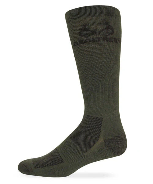 realtree Men's Ultra-Dri® Casual Green Crew Socks | Realtree