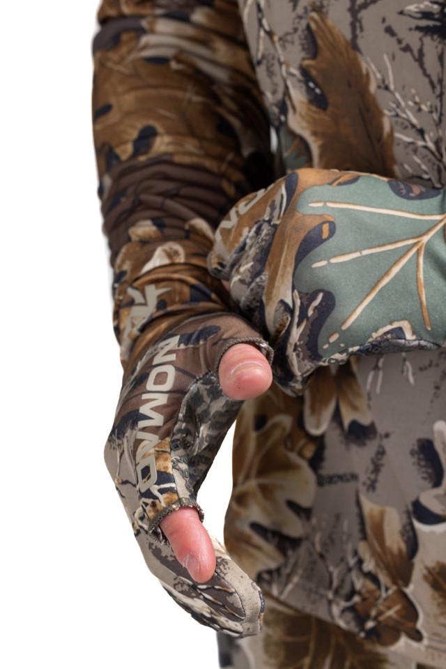 Realtree Nomad Men's Fingerless Turkey Hunting Gloves | Realtree Advantage Classic