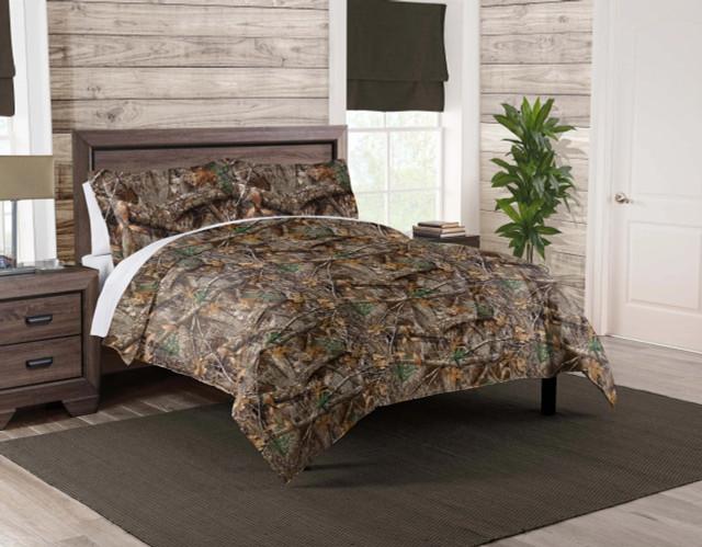 realtree Northwest Camo Printed Comforter Set Multi Twin Bed | Realtree EDGE