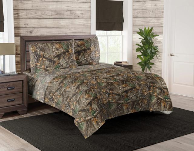 realtree Northwest Camo Sheet Set Multi King Bed | Realtree EDGE