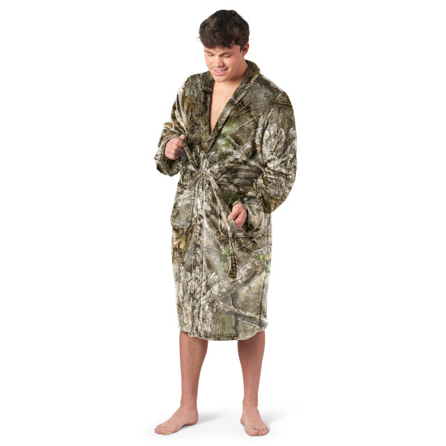 Realtree Northwest Men’s Silk Touch Camo Robe | Realtree APX