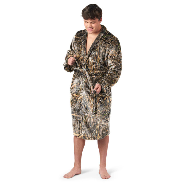 Realtree Northwest Men’s Silk Touch Camo Robe | Realtree MAX-7