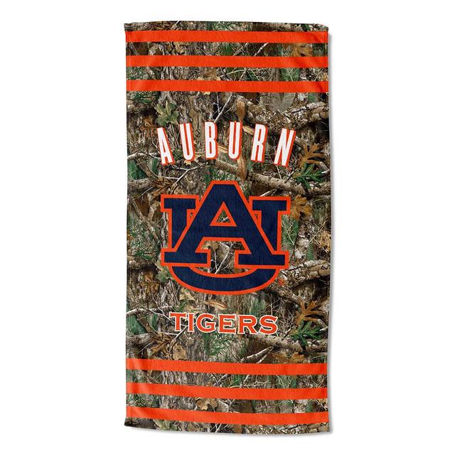 realtree Northwest NCAA Auburn Tigers Camo Beach Towel | Realtree EDGE