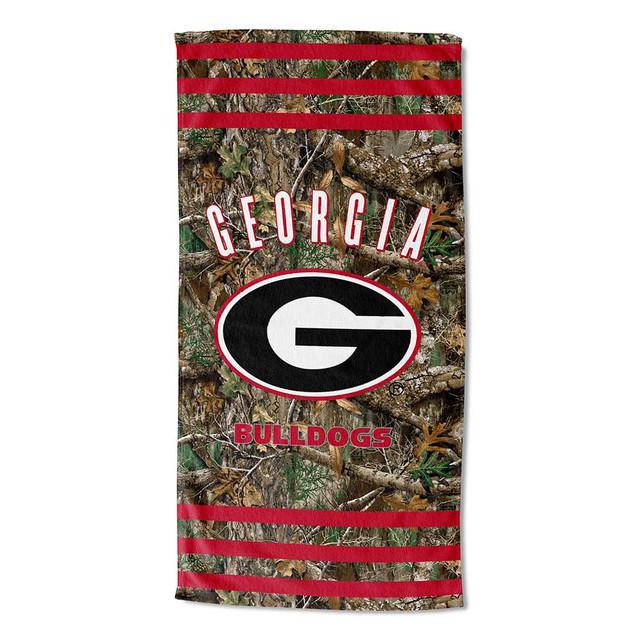 realtree Northwest NCAA Georgia Bulldogs Camo Beach Towel | Realtree EDGE