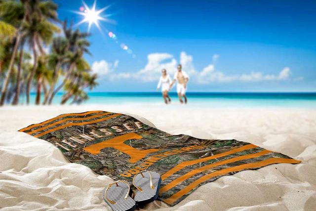 Realtree Northwest NCAA Tennessee Volunteers Camo Beach Towel | Realtree EDGE