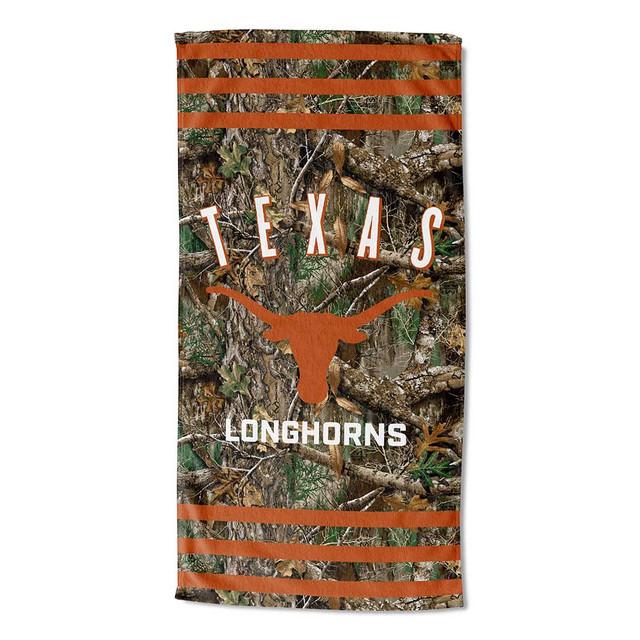 realtree Northwest NCAA Texas Longhorns Camo Beach Towel | Realtree EDGE