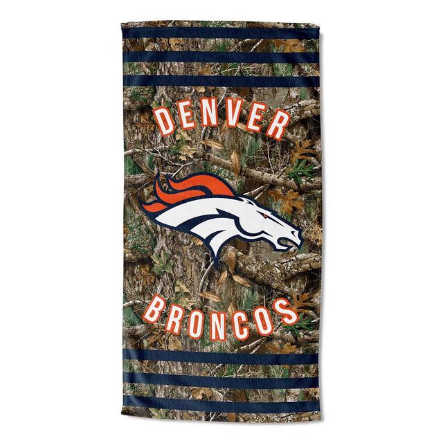 realtree Northwest NFL Denver Broncos Camo Beach Towel | Realtree EDGE