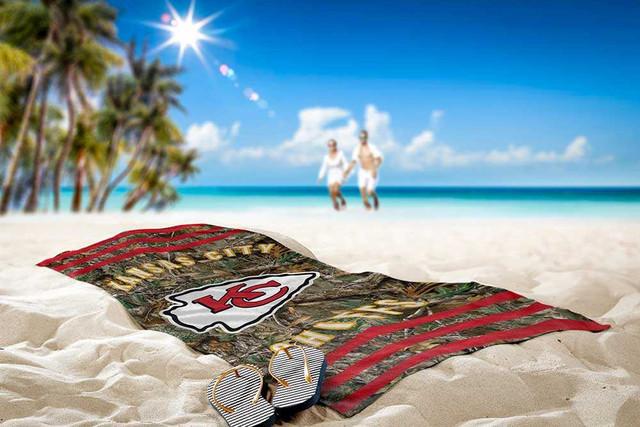 Realtree Northwest NFL Kansas City Chiefs Camo Beach Towel | Realtree EDGE