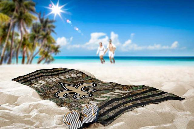 Realtree Northwest NFL New Orleans Saints Camo Beach Towel | Realtree EDGE
