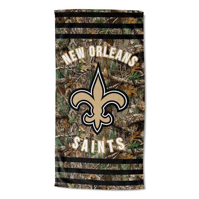realtree Northwest NFL New Orleans Saints Camo Beach Towel | Realtree EDGE