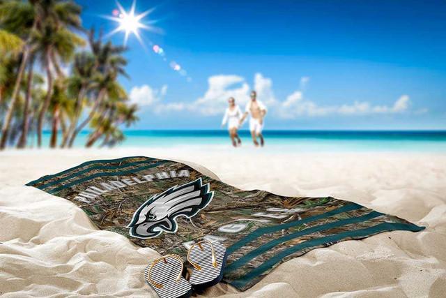 Realtree Northwest NFL Philadelphia Eagles Camo Beach Towel | Realtree EDGE