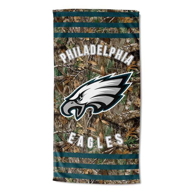 realtree Northwest NFL Philadelphia Eagles Camo Beach Towel | Realtree EDGE