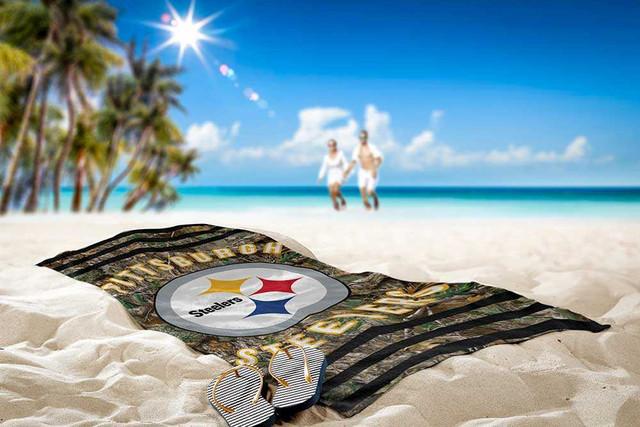 Realtree Northwest NFL Pittsburg Steelers Camo Beach Towel | Realtree EDGE
