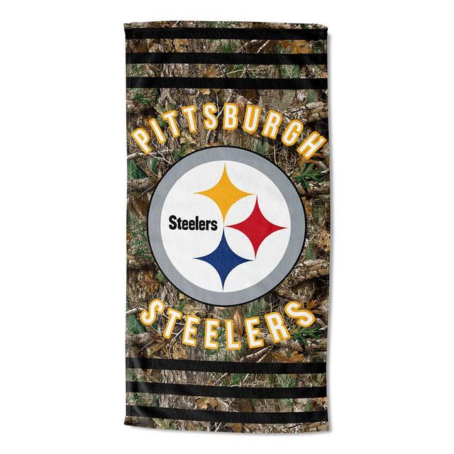 realtree Northwest NFL Pittsburg Steelers Camo Beach Towel | Realtree EDGE