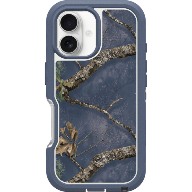 realtree Otterbox iPhone 16 Defender Series XT Pro for MagSafe Aegean Blue Case | Realtree APX Colors