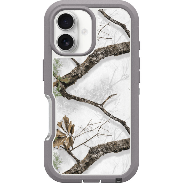 realtree Otterbox iPhone 16 Defender Series XT Pro for MagSafe Snow Case | Realtree APX Colors