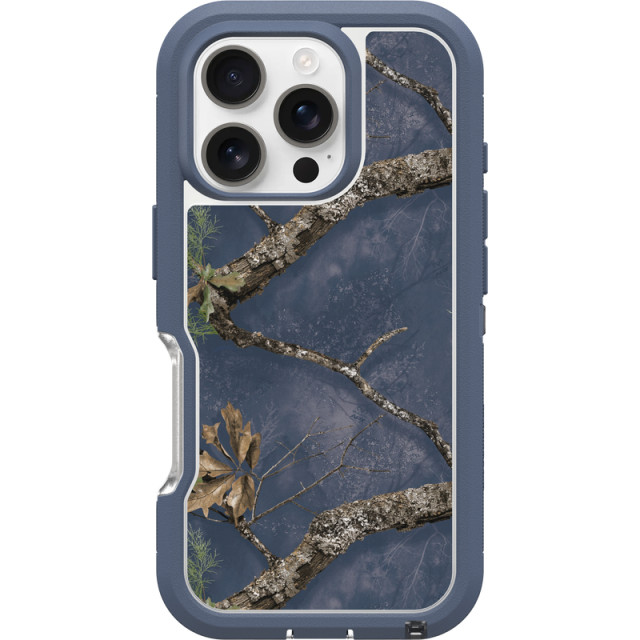 realtree Otterbox iPhone 16 Pro Defender Series XT Pro for MagSafe Aegean Blue Case | Realtree APX Colors