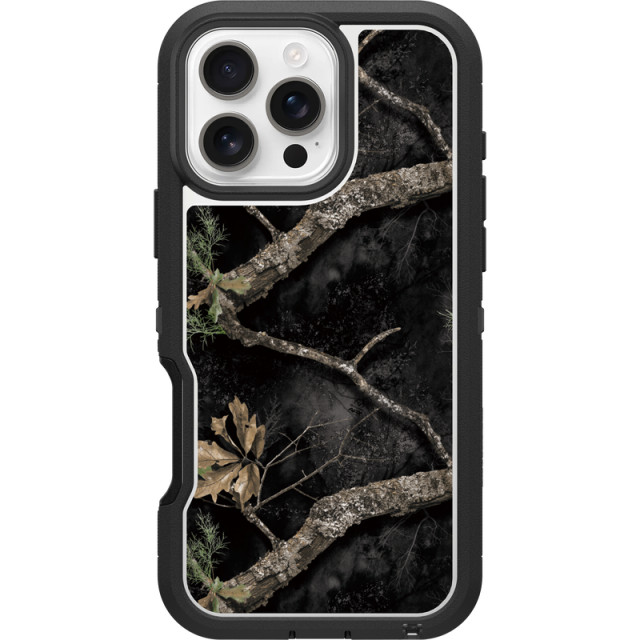 realtree Otterbox iPhone 16 Pro Max Defender Series XT Pro for MagSafe Midnight Case | Realtree APX Colors