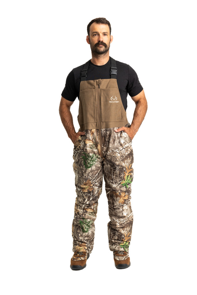 realtree Pro Staff Insulated Waterproof Hunting Bibs | Realtree EDGE