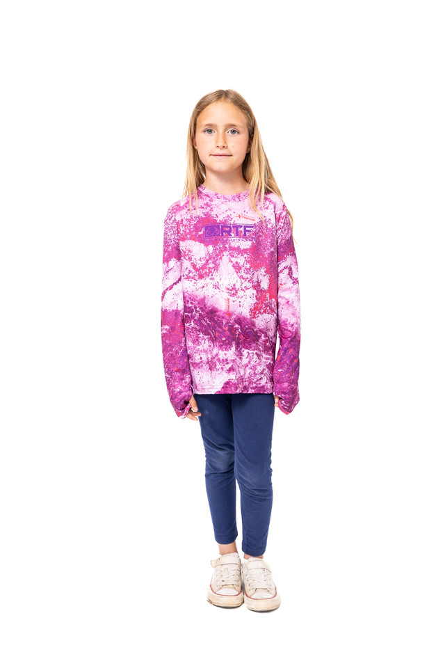 realtree Realtree Fishing Kid's Hot Pop Long Sleeve Crewneck Shirt | Realtree XTREME