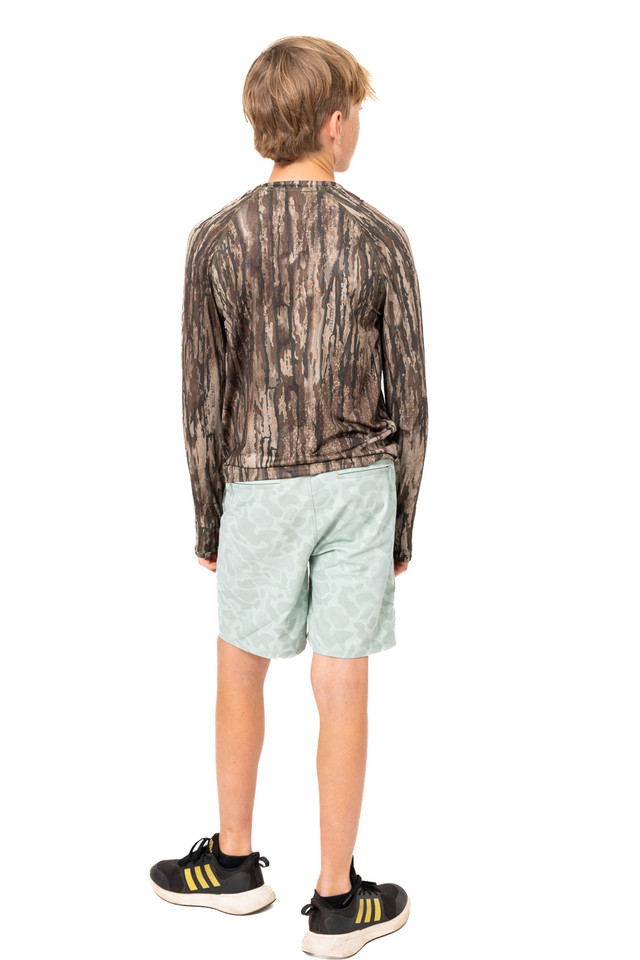Realtree Realtree Fishing Kid's Long Sleeve Crewneck Camo Shirt | Realtree Legacy