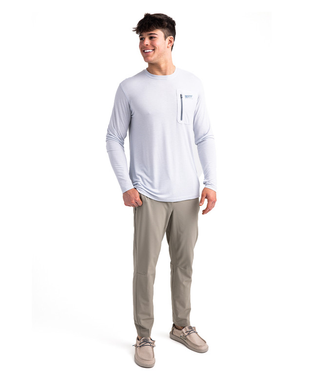 Realtree Realtree Fishing Men's Bamboo Long Sleeve Blue Shirt | Realtree