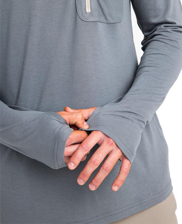 Realtree Realtree Fishing Men's Bamboo Long Sleeve Gray Shirt | Realtree