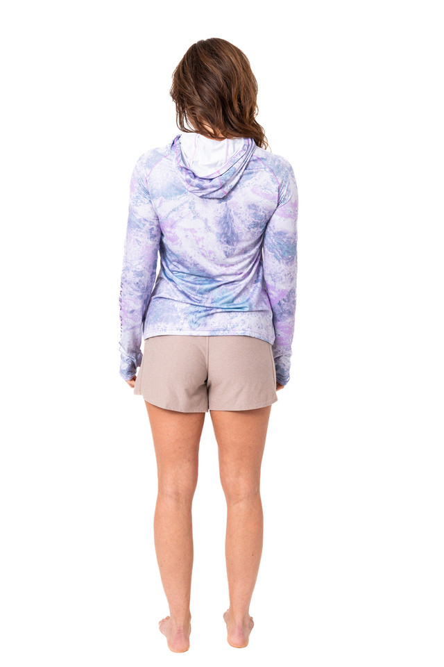 Realtree Realtree Fishing Women's Hooded Lavender Rose Shirt | Realtree XTREME
