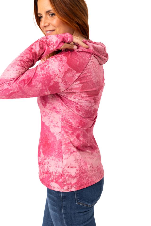 Realtree Realtree Fishing Women's Hot Pink Hooded Shirt | Realtree XTREME