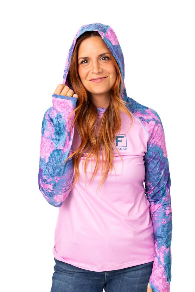 Realtree Realtree Fishing Women's Pink Hooded Shirt | Realtree XTREME
