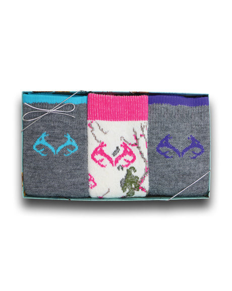 Realtree Kid's Crew Socks 3 Pack Gift Box | Realtree