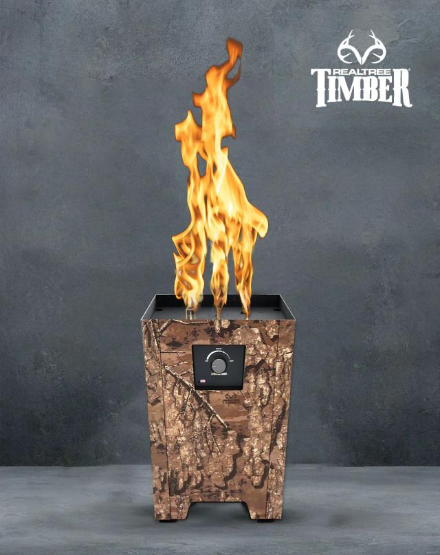 realtree Live Outdoor Gas Fire Pit | Realtree Timber