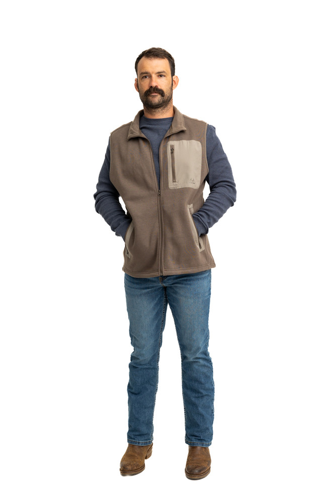 Realtree Men's Brown Fleece Vest | Realtree
