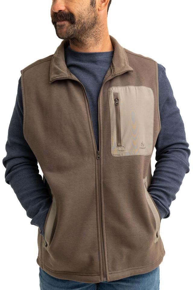 Realtree Men's Brown Fleece Vest | Realtree