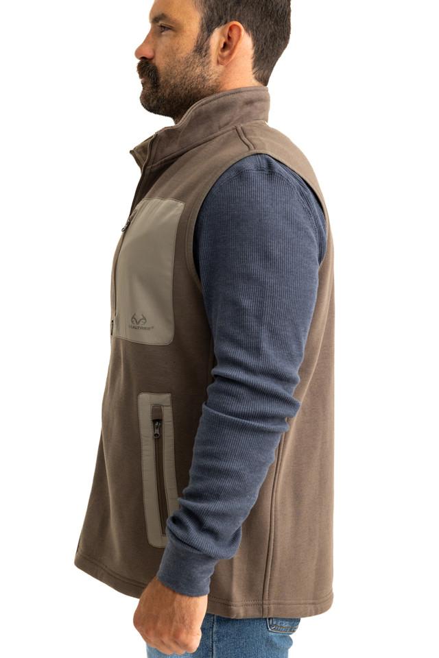 Realtree Men's Brown Fleece Vest | Realtree