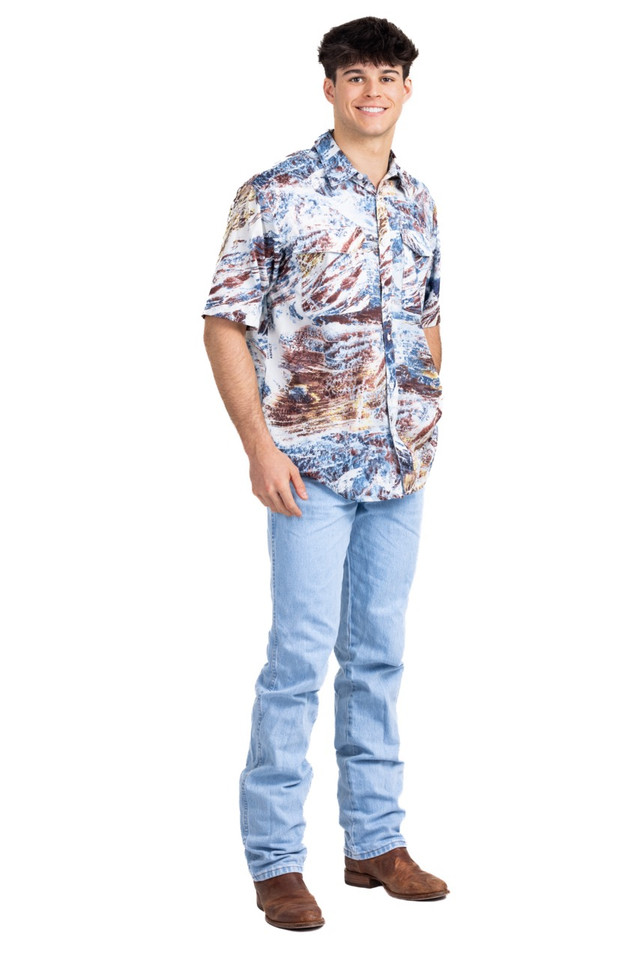 Realtree Realtree Men's Fishing Charter Original Men's Short Sleeve Shirt | Realtree Aspect