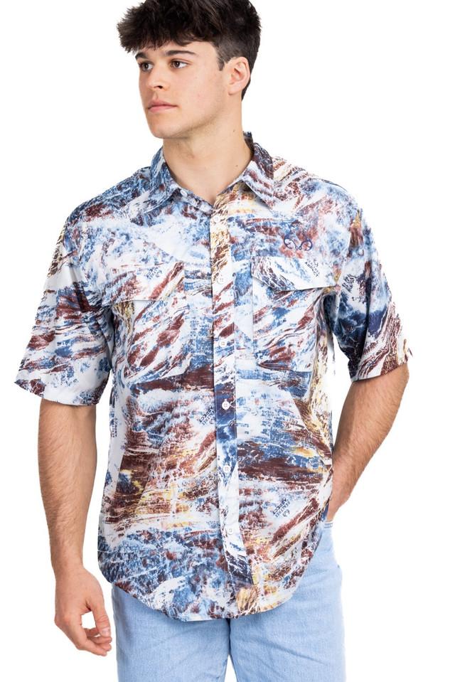realtree Realtree Men's Fishing Charter Original Men's Short Sleeve Shirt | Realtree Aspect