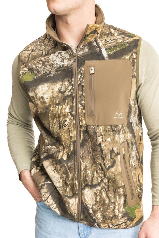 Realtree Men's Fleece Camo Vest | Realtree APX
